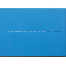 Load image into Gallery viewer, TUIJA LINDSTRÖM: IN THE BEGINNING THERE WAS EVERYTHING